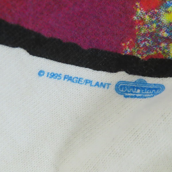 実際に弊社で買取させて頂いたJimmy Page & Robert Plant "Zoso World Tour/ジミー・ペイジ&ロバート・プラント ツアーTシャツ バンドTシャツ Lの画像 4枚目