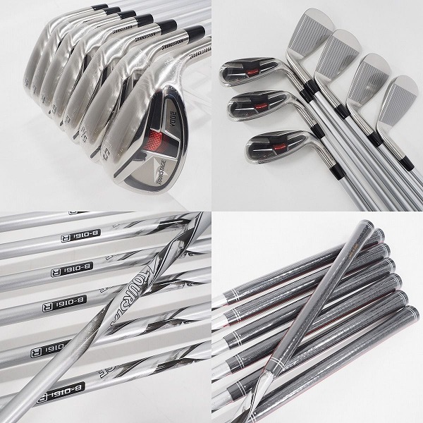 実際に弊社で買取させて頂いた【未使用】BRIDGESTONE/ブリヂストン TOURSTAGE/ツアーステージ V002 11本セット FLEX：R キャディバッグ付きの画像 2枚目