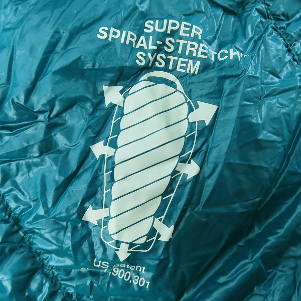 実際に弊社で買取させて頂いたmont-bell/モンベル Down Hugger/ダウンハガー EX800 寝袋 ダウンシュラフ 1121360の画像 4枚目