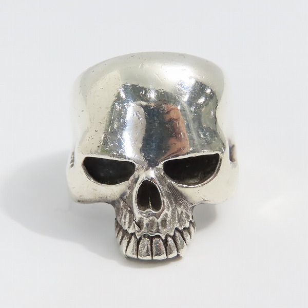 実際に弊社で買取させて頂いたCRAZY PIG/クレイジーピッグ EVIL SKULL RING  LARGE ラージエビルスカル リング 21号の画像 1枚目