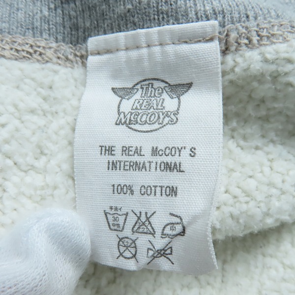 実際に弊社で買取させて頂いたTHE REAL McCOY'S/リアルマッコイズ 両面V スウェット/42の画像 3枚目