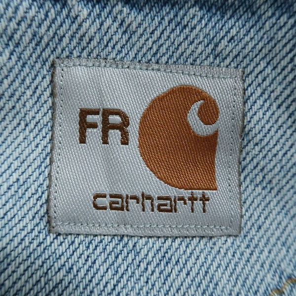 実際に弊社で買取させて頂いたCARHARTT/カーハート FR ハーフジップ デニムポケット付き スウェット/Lの画像 4枚目