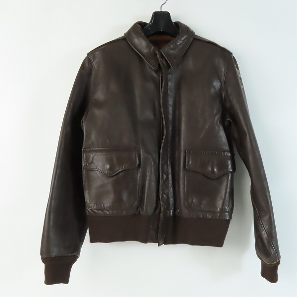 実際に弊社で買取させて頂いたBUZZ RICKSON'S/バズリクソンズ A-2 フライトジャケット 30-1415 ダークブラウン/40