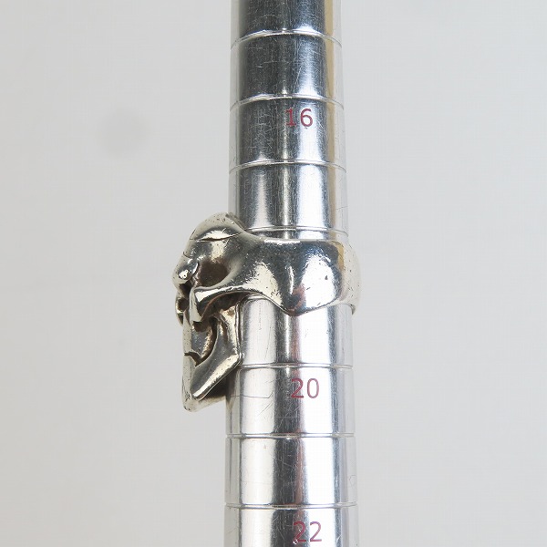 実際に弊社で買取させて頂いたCRAZY PIG/クレイジーピッグ サイボーグスカルリング/18-19号の画像 8枚目