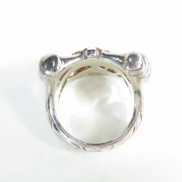 実際に弊社で買取させて頂いたLION HEART/ライオンハート スカルリング/15号の画像 5枚目