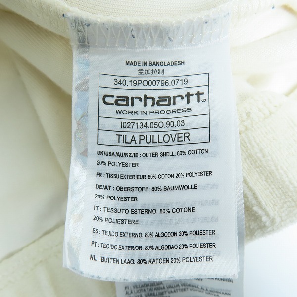 実際に弊社で買取させて頂いたCarhartt/カーハート TILA PULLOVER ティラプルオーバーハーフジップ スウェット/Mの画像 3枚目