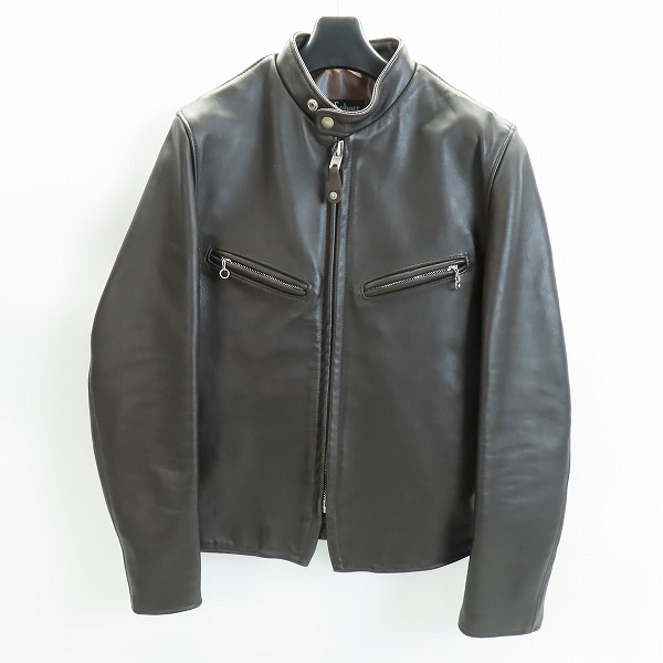 実際に弊社で買取させて頂いたSchott/ショット 641XX USA製 カウレザー シングルライダース ジャケット 7009/36