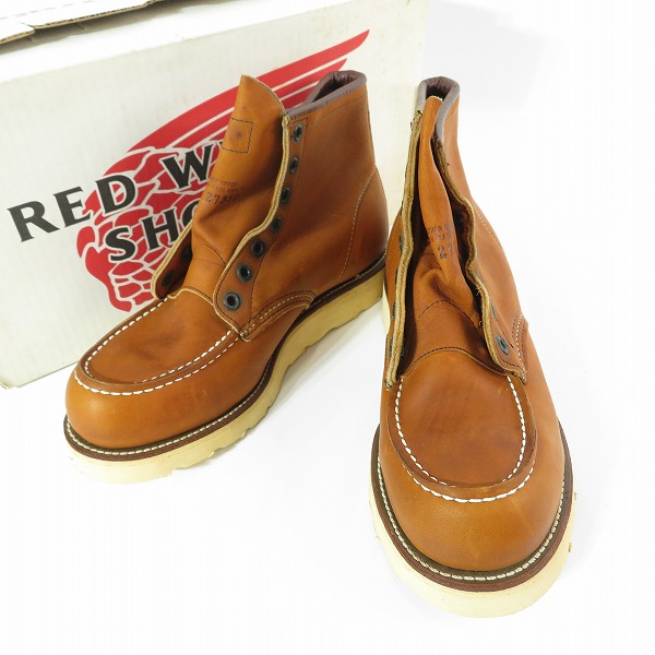 実際に弊社で買取させて頂いたRED WING/レッドウィング クラシックモックトゥ ブーツ 00875-3/7.5E