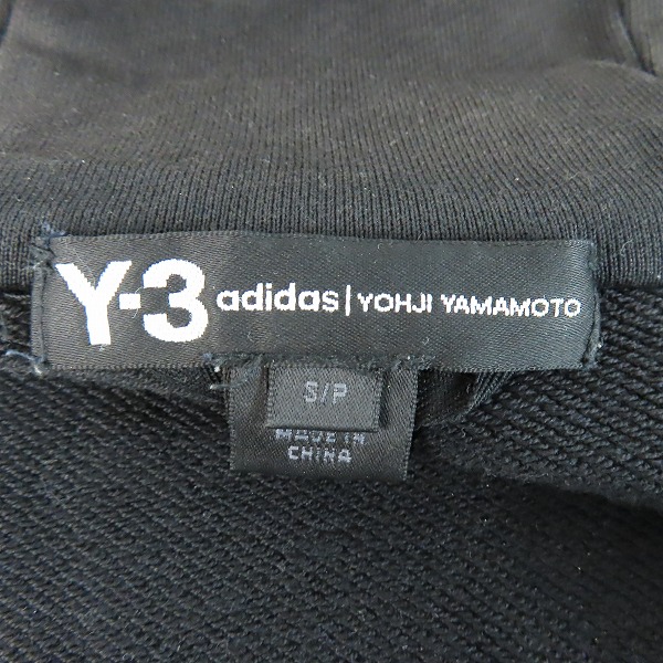 実際に弊社で買取させて頂いたY-3/ワイスリー adidas×Yohji Yamamoto/アディダス×ヨウジヤマモト 背面デザイン ジップパーカー 1AX001/Sの画像 3枚目