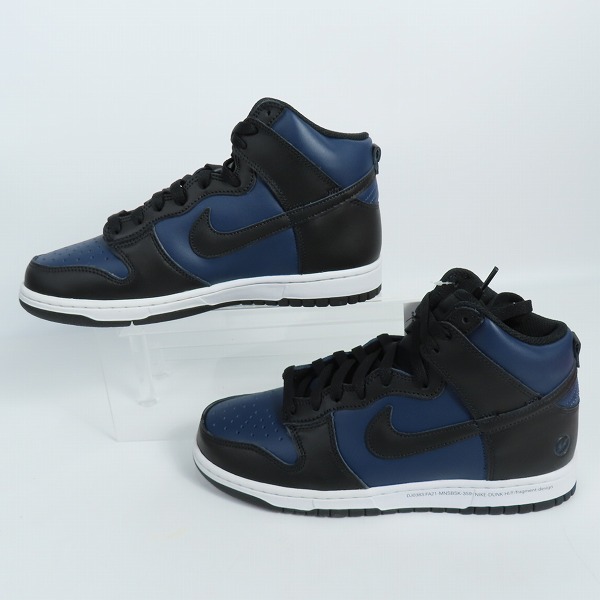 実際に弊社で買取させて頂いた【未使用】NIKE×FRAGMENT DESIGN/ナイキ×フラグメントデザイン DUNK HI/F ダンクハイ DJ0383-400 26.5の画像 3枚目