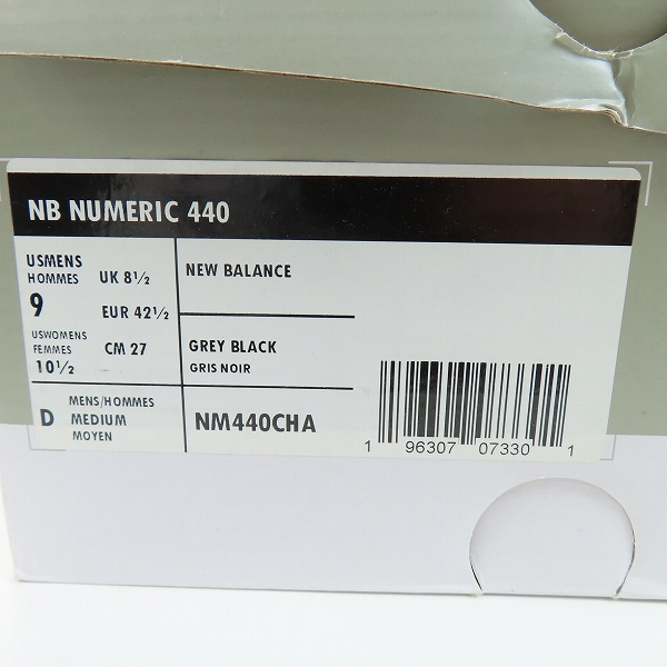 実際に弊社で買取させて頂いたNew Balance×CHALLENGER/ニューバランス×チャレンジャー ローカットスニーカー NM440CHA/27の画像 9枚目