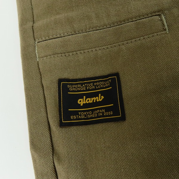実際に弊社で買取させて頂いたglamb/グラム Davis chino pants /デイビスチノパンツ ベージュ GB0419/P04/2の画像 7枚目