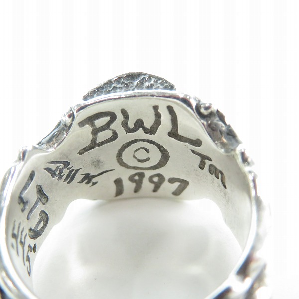 実際に弊社で買取させて頂いたBWL/Bill Wall Leather/ビルウォールレザー Gothic Cross/ゴシッククロス リング/23.5号の画像 6枚目