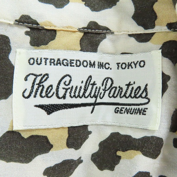 実際に弊社で買取させて頂いたWACKO MARIA/ワコマリア  レオパード アロハシャツ/XLの画像 2枚目