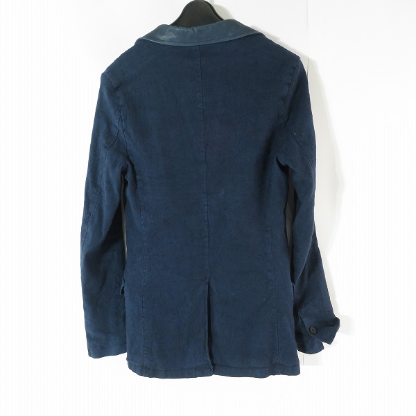 実際に弊社で買取させて頂いたBACKLASH/バックラッシュ 15SS リネン/コットン ストレッチ ジャケット 1504-04/Mの画像 1枚目