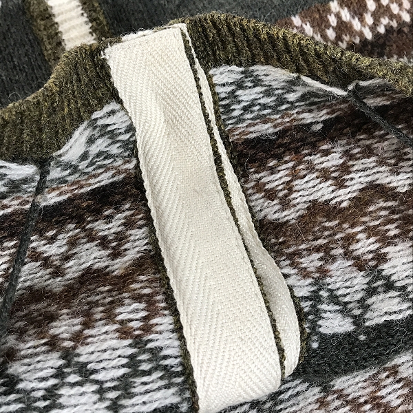 実際に弊社で買取させて頂いたWHITE MOUNTAINEERING/ホワイトマウンテニアリング カーディガンウール/総柄/WM1373617/0の画像 4枚目