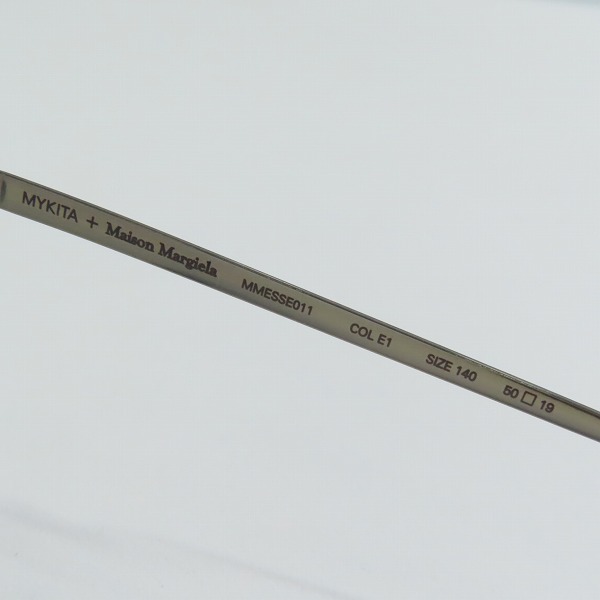 実際に弊社で買取させて頂いたMaison Margiela×MYKITA/メゾンマルジェラ×マイキータ サングラス/アイウェア MMESSE011/COL E1の画像 6枚目