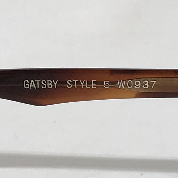 実際に弊社で買取させて頂いたRay-Ban/レイバン B&L/ボシュロム社製 GATSBY STYLE 5 サングラス W0937の画像 6枚目