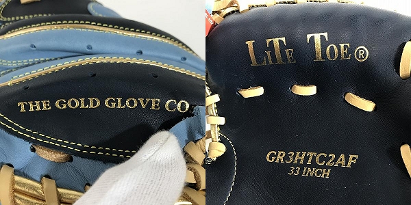 実際に弊社で買取させて頂いた【未使用】Rawlings/ローリングス ハイパーテックカラーシンク 右投げ 軟式用 捕手用/キャッチャーミット GR3HTC2AFの画像 4枚目