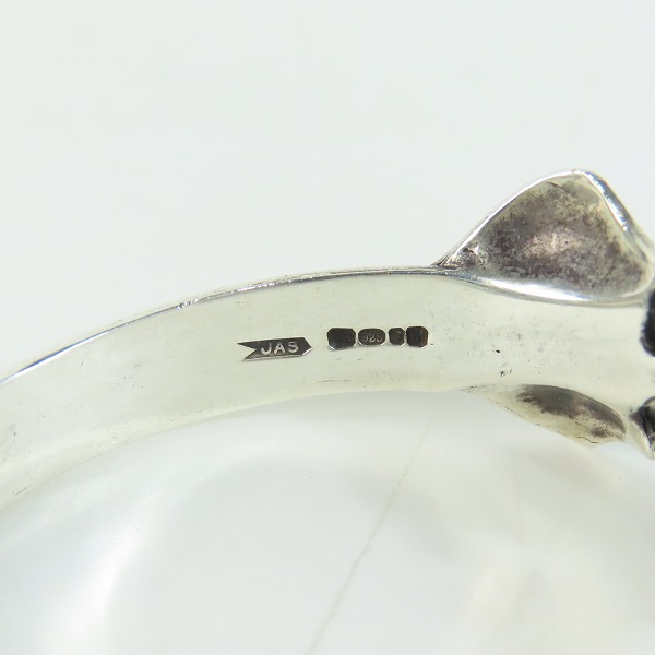 実際に弊社で買取させて頂いたCRAZY PIG/クレイジーピッグ 2スカル バングル ブレスレット/スモールの画像 6枚目