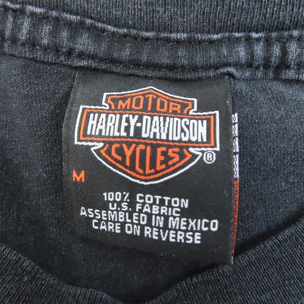 実際に弊社で買取させて頂いたHARLEY DAVIDSON/ハーレーダビッドソン プリント Tシャツ ブラック/Mの画像 2枚目