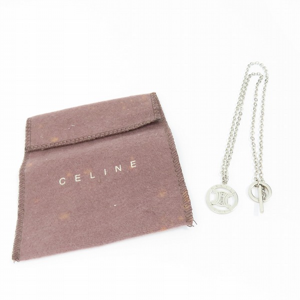 実際に弊社で買取させて頂いたCELINE/セリーヌ MACADAM/マカダム ネックレス ペンダントの画像 7枚目