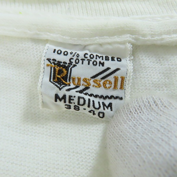 実際に弊社で買取させて頂いたRussel/ラッセル 60's BATMAN/バットマン ヴィンテージ Tシャツ/Mの画像 2枚目