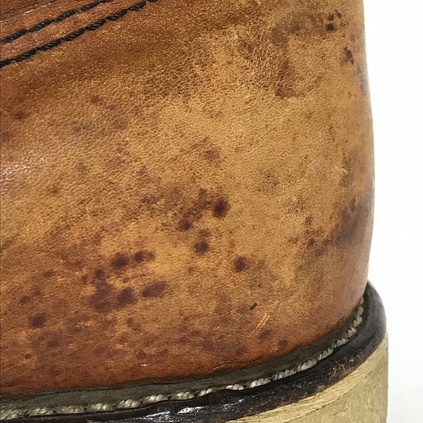 実際に弊社で買取させて頂いたRED WING/レッドウイング 90's 866 緑犬タグ アイリッシュセッター ペコスブーツ /9Eの画像 8枚目