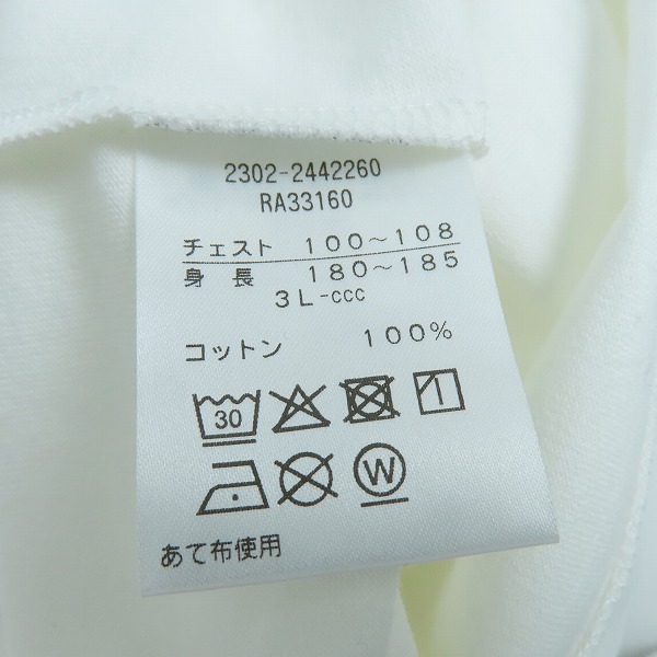 実際に弊社で買取させて頂いたCanterbury/カンタベリー ネイチャーブリッドティーシャツ/Tシャツ/RA33160/3Lの画像 3枚目