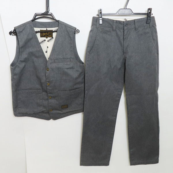 実際に弊社で買取させて頂いたCALEE/キャリー ベスト パンツ セットアップ/M