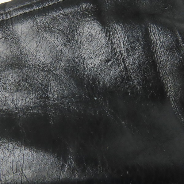 実際に弊社で買取させて頂いたNEIGHBORHOOD/ネイバーフッド 12AW Vincent / BL-JKT レザー ライダース ジャケット 122CCNH-JKM02/Sの画像 8枚目