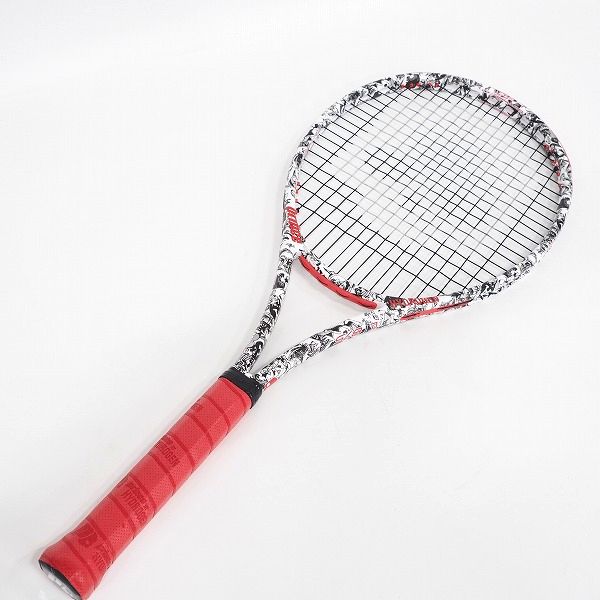 実際に弊社で買取させて頂いたPrince×HYDROGEN/プリンス×ハイドロゲン O3 Tattoo 100/オースリー タトゥー  硬式テニスラケットの画像 1枚目