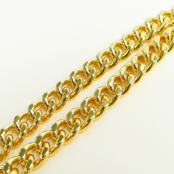 実際に弊社で買取させて頂いたDior/ディオール ラインストーン ロゴ チェーン ネックレス チョーカーの画像 4枚目