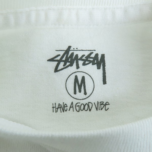 実際に弊社で買取させて頂いた【未使用】STUSSY/ステューシー オールドフォト プリントTシャツ 半袖カットソー ホワイト Mの画像 2枚目