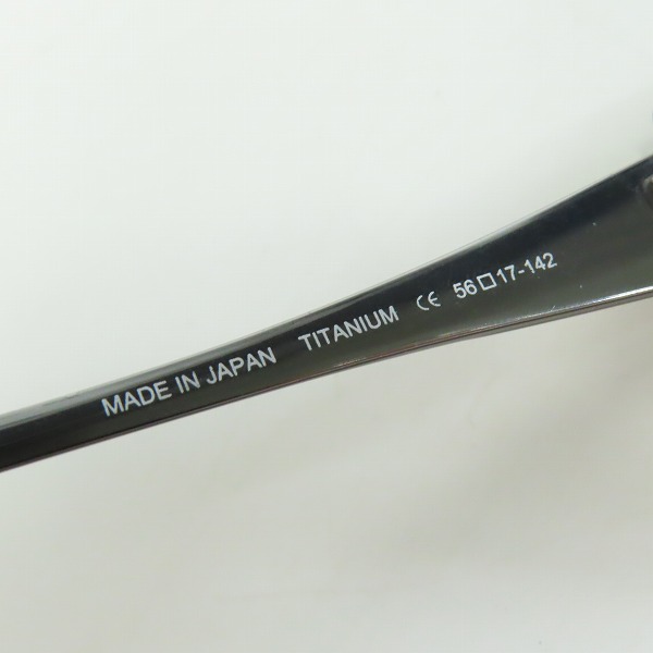 実際に弊社で買取させて頂いたSAMURAI SHO/サムライ翔 アイウエア/メガネフレーム 度入り SS-T108 の画像 8枚目