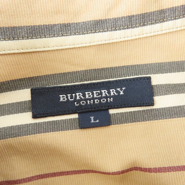 実際に弊社で買取させて頂いたBurberry London/バーバリーロンドン ストライプシャツ 01160-12/Lの画像 2枚目