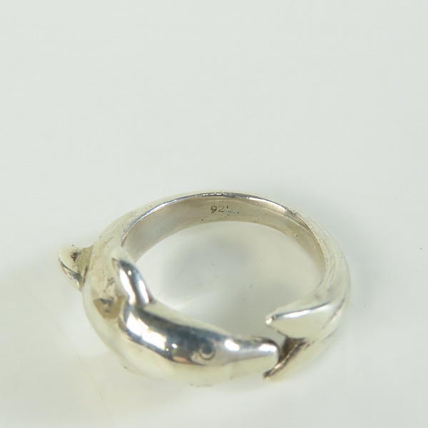 実際に弊社で買取させて頂いたHOLLYWOOD RANCH MARKET/ハリウッドランチマーケット ドルフィン/イルカ リング /11号の画像 6枚目