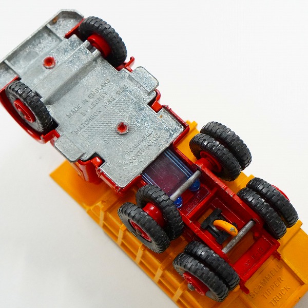 実際に弊社で買取させて頂いたMATCHBOX/マッチボックス K-19 KING SIZE SCAMMELL TIPPER TRUCK/スキャメル ティッパートラック ミニカーの画像 6枚目