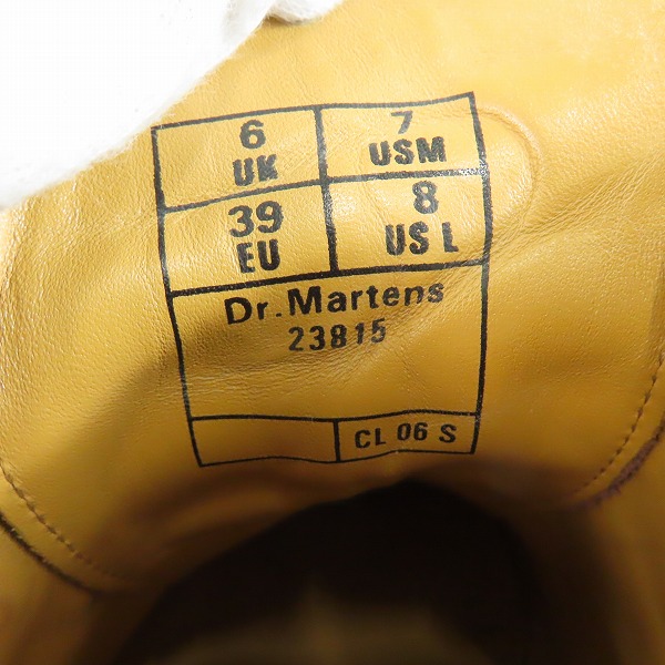実際に弊社で買取させて頂いたENGINEERED GARMENTS×DR. MARTENS/エンジニアードガーメンツ×ドクターマーチン 素材切替 レザーブーツ 23815600/UK6の画像 5枚目
