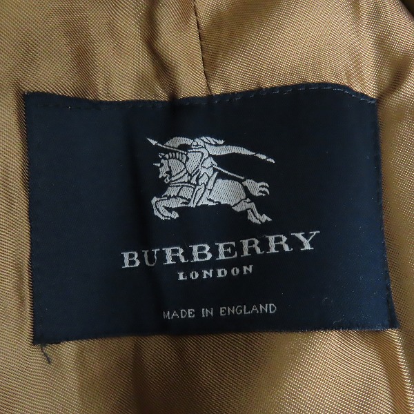 実際に弊社で買取させて頂いたBURBERRYS/バーバリーズ 裏地チェック柄/チェック柄ライナー付き トレンチコートの画像 4枚目