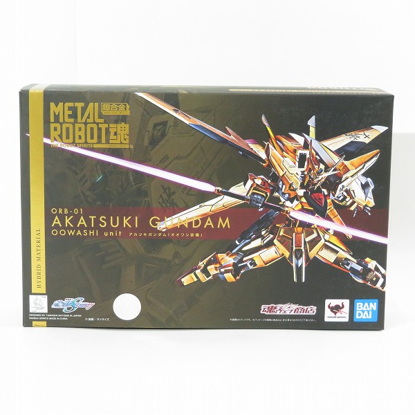 実際に弊社で買取させて頂いたBANDAI/バンダイスピリッツ METAL ROBOT魂 アカツキガンダム オオワシ装備/SEED DESTINY/超合金/フィギュア