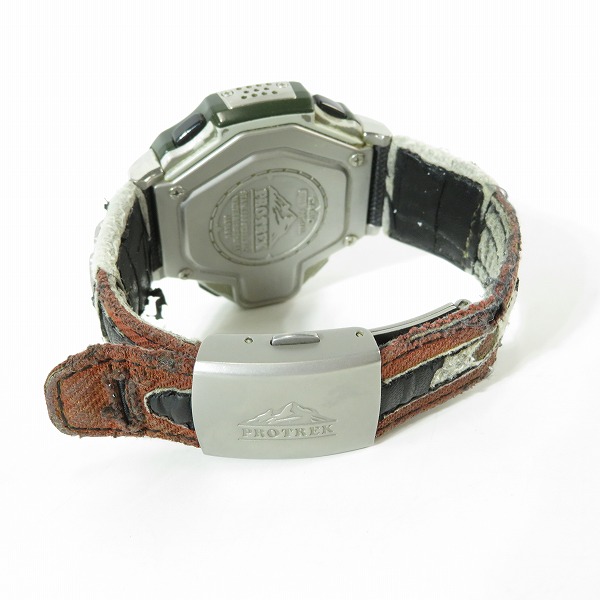 実際に弊社で買取させて頂いたCASIO/カシオ PRO TREK/プロトレック 腕時計 PRT-1400【動作未確認】の画像 2枚目