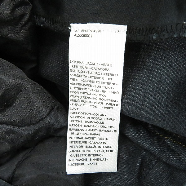 実際に弊社で買取させて頂いたUNDERCOVER×Levis/アンダーカバー×リーバイス HYBRID TRACKER MODS COAT 再構築モッズコート A5223 0001/XLの画像 3枚目