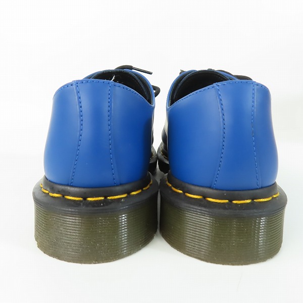 実際に弊社で買取させて頂いたDr.Martens/ドクターマーチン 3EYE BOOTS/3ホール ブーツ ブルー 1461/UK7の画像 1枚目