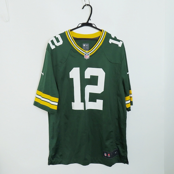 ナイキ製　NFL グリーンベイ・パッカーズ　アーロンロジャース　ユニフォーム ナイキ製 NFL グリーンベイ・パッカーズ アーロンロジャース