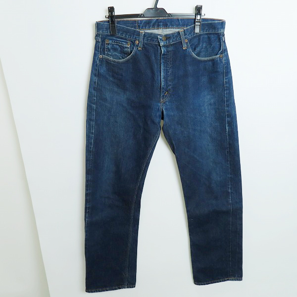 実際に弊社で買取させて頂いたLEVIS/リーバイス 505 刻印5 42TALON ジッパーフライ ビッグE デニムパンツ