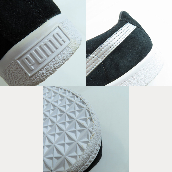 実際に弊社で買取させて頂いたPUMA/プーマ SUEDE/スウェード クラシック アーカイブ スニーカー ブラック 366102-01 /29の画像 6枚目