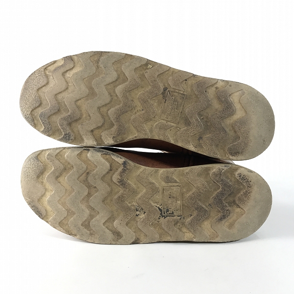 実際に弊社で買取させて頂いたRED WING/レッドウイング 90's 866 緑犬タグ アイリッシュセッター ペコスブーツ /9Eの画像 2枚目