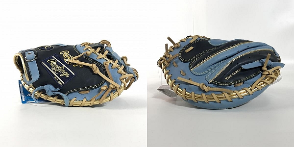 実際に弊社で買取させて頂いた【未使用】Rawlings/ローリングス ハイパーテックカラーシンク 右投げ 軟式用 捕手用/キャッチャーミット GR3HTC2AFの画像 1枚目