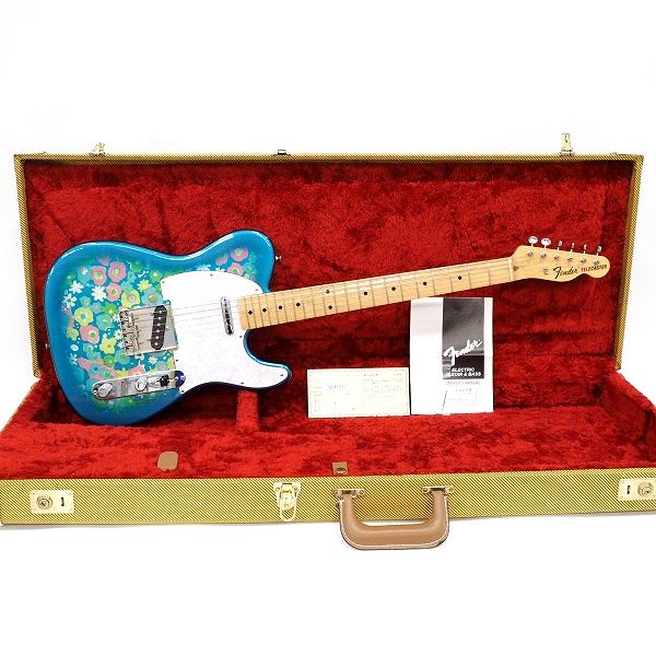 実際に弊社で買取させて頂いた★Fender Japan/フェンダージャパン TL69 BFL Telecaster/テレキャスター ブルーフラワー エレキギター ハードケース付